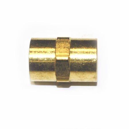 Interstate Pneumatics Brass Female Coupling Adapter 1/4 Inch X 1/4 Inch NPT Female FPC440